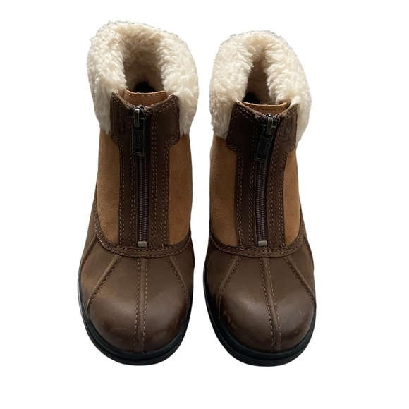 NEW UGG Hapsburg Zip Boot Shearling Trim size 7 - Picture 8 of 14